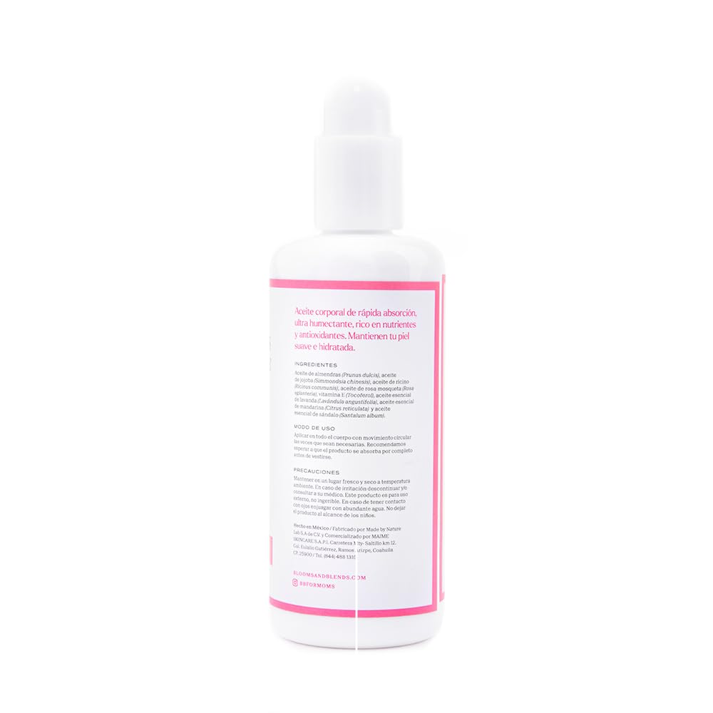 Aceite Corporal Antiestrías Blooms & Blends Rosehip Elixir para Mujer