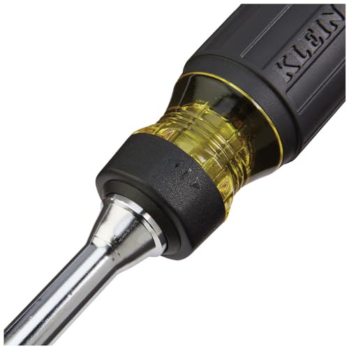 KLEIN TOOLS 32305 | Desarmador multipuntas| 15 en 1 con matraca | Destornillador ergonómico con puntas intercambiables y almacenamiento integrado | Ideal para todo tipo de tornillos