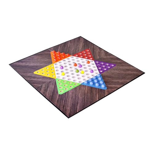 Juego de Mesa Damas Chinas Novelty Corp Foil Máxima Calidad Clásico y Tradicional