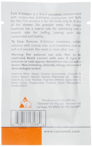 Tan Towel The Exfoliating Towelette 10 Count