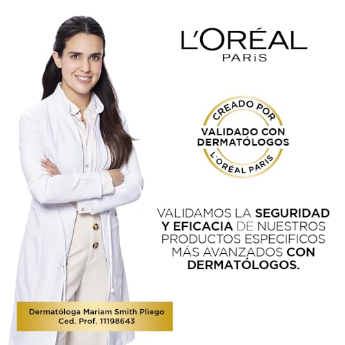 L'Oréal Paris Gel Crema de Noche Anti-manchas Glycolic Bright con Ácido Glicólico y Niacinamida Vitamina E todo tipo de manchas, 50ml