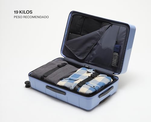 Mappa Lite - Maleta de Viaje Rígida y Ligera con 3 Años de Garantía, Hecha de Makrolon y ABS, 4 Ruedas Giratorias 360 con Tecnología Japonesa Hinomoto, Candado TSA, Correas Ajustables