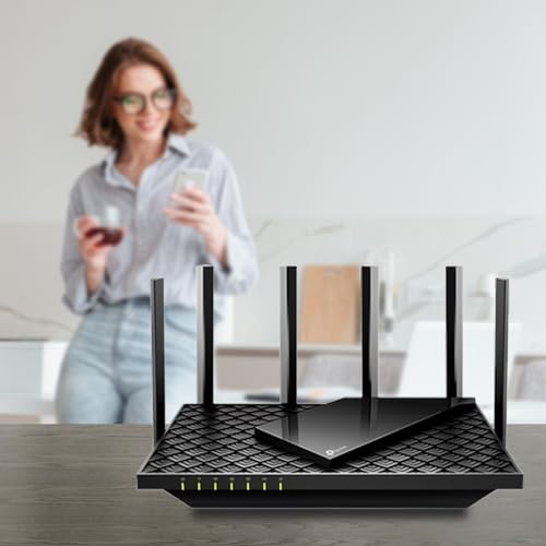 Router WiFi 6 TP-Link AX5400 Negro Banda Dual de Alta Velocidad y Cobertura Extensa