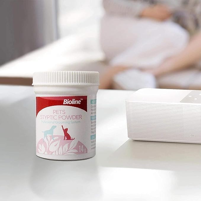 Pet Styptic Powder, 14g Anti-inflammatory and Anti-Bacterial Analgesic Powder for Cats and Dogs, Pet Medical Supplies, Styptic Powder for Traumatic Dogs, Styptic Powder for Dogs Nails