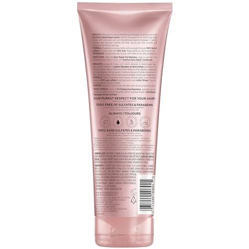 L’Oréal Paris Shampoo con tecnología Bonding Ever Pure Bond Fortalece tu pelo por dentro y por fuera para todo tipo de pelo teñido Sin Sulfatos, 200ml