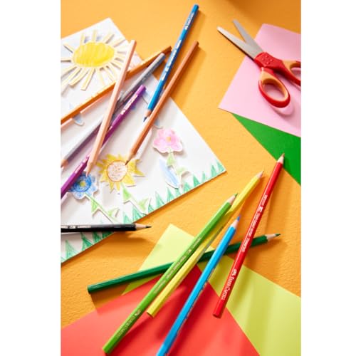 Faber Castell 72 Lápices de colores con una variada paleta que abarca desde tonos básicos y primarios hasta colores secundarios y matices más sutiles