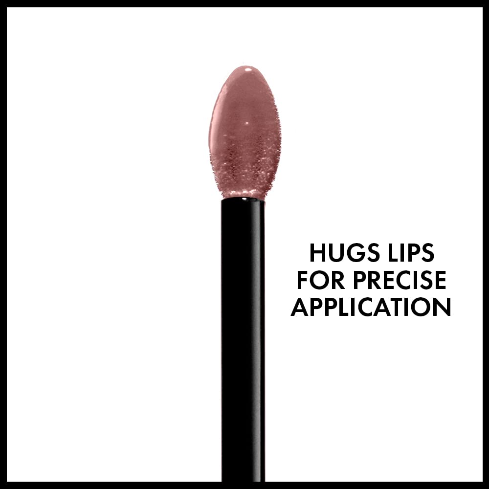 NYX PROFESSIONAL MAKEUP Lip Lingerie XXL - Lápiz labial líquido mate - Desenganchado (gris tono beige)