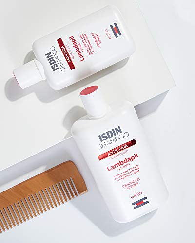 ISDIN Lambdapil, Champú Anticaída, Ayuda a Reducir la Caída del Cabello y Estimula el Crecimiento Capilar, 200ml