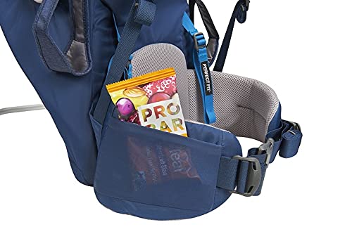 Mochila Portabicicletas para Niños Kelty Journey PerfectFit Sombra Oscura con Suspensión Ajustable y Bolsillos de Malla