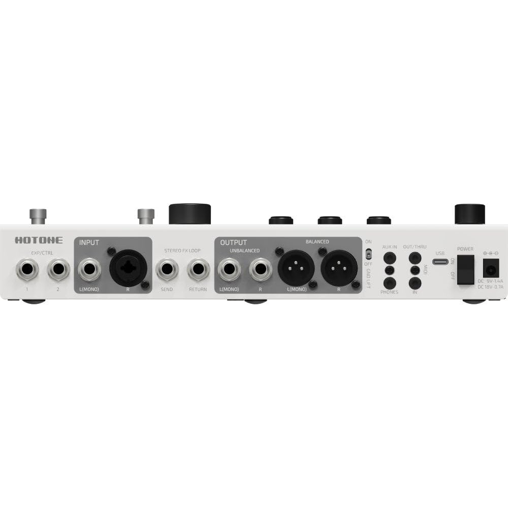 HOTONE Ampero II Stage MP-380 + SP-35 Ampero II Presione Pedal pasivo/expresión Pedal multiefecto, cadenas de doble efecto con FX Loop MIDI I/O estéreo OTG interfaz de audio USB visualización táctil