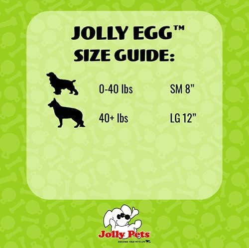 Jolly Pets Jolly - Juguete de Huevo para Perro, 8 Pulgadas, Mediano, Amarillo