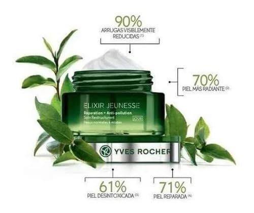 Crema Facial De Día Reestructurante Anticontaminación Yves Rocher