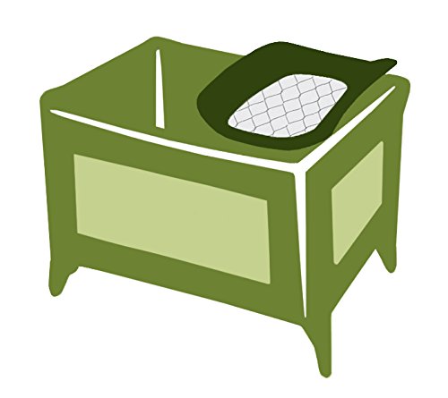 Funda para Colchón American Baby Company Natural con Almohadillas para Cambiador de Pañales 2 Piezas