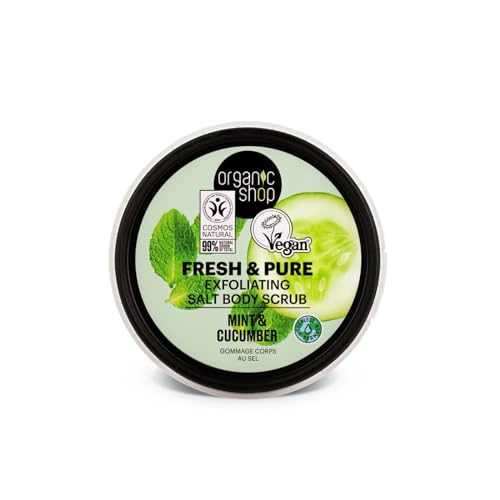 Exfoliante Corporal Organic Shop Menta Pepino Orgánico y Refrescante