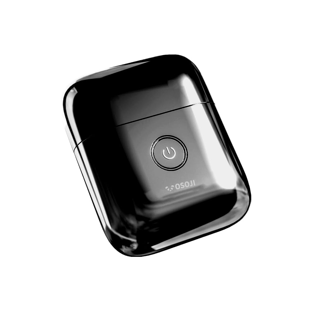 OSOJI - Afeitadora Eléctrica Recargable Modelo Shaver 1, Hasta 60 Minutos de Uso, Afeitado Apurado, Suave y Sin Irritación (Negro)