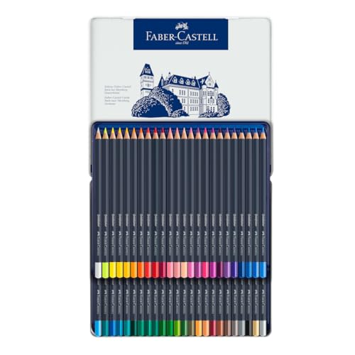 Faber-Castell Colores Goldfaber para Arte con 48 colores elaborados con excelente resistencia a la luz y a caídas, son ideales para artistas profesionales y aficionados que buscan proyectos creativos