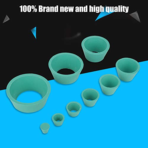 Adaptador de Filtro Buchner Funnel Flask Verde Superficie Lisa Resistente al Desgaste