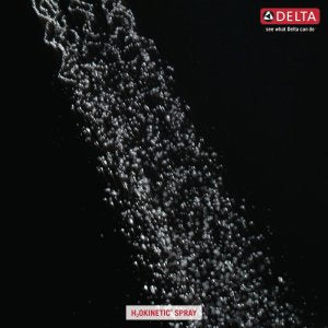 Delta Faucet Trinsic 14 Series - Kit de molduras de tina y ducha de una sola función con cabezal de ducha H2Okinetic de una sola vez, bronce champaña T14459-CZ (válvula no incluida)