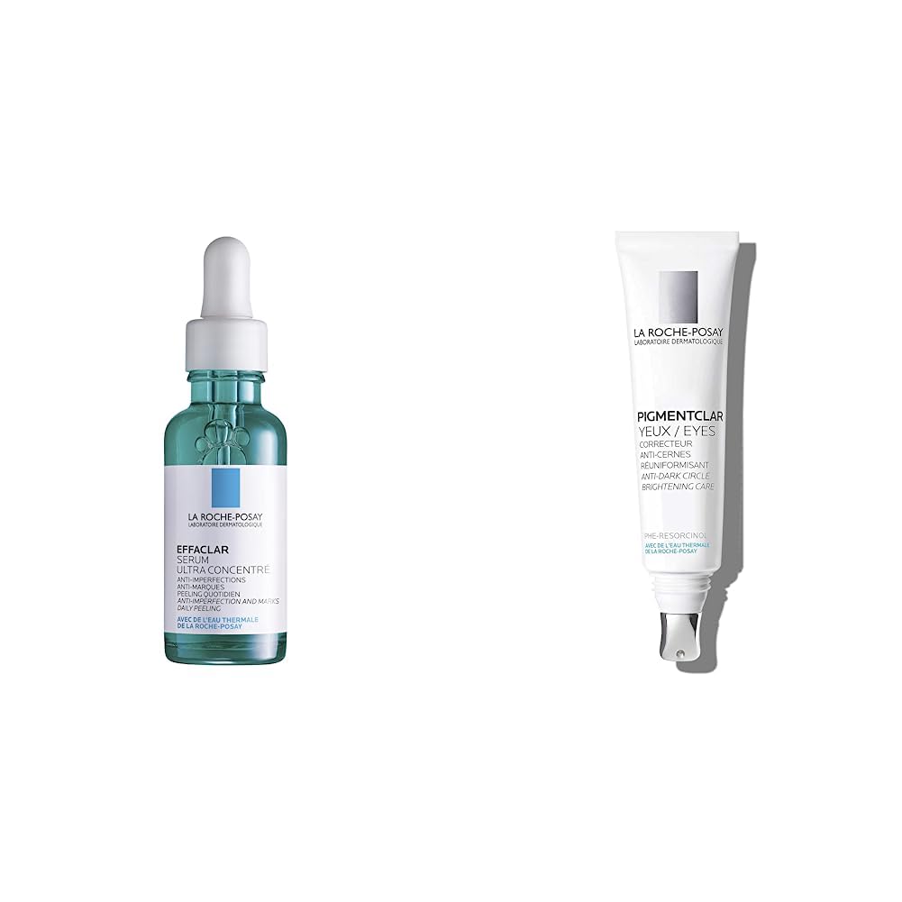 La Roche-Posay Effaclar serum anti imperfecciones + La Roche Posay Pack pigmentclar ojos Blanco