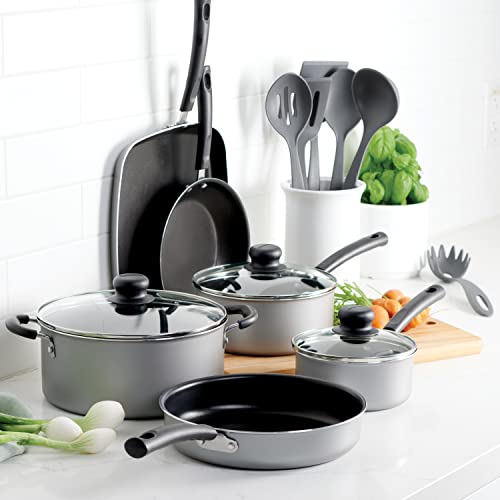 Batería de Cocina Tramontina Plateado Antiadherente de Aluminio 15 Piezas