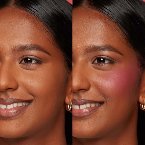 NYX Professional Makeup, Buttermelt Blush, Tono: Butta with Me (rosa pálido). Rubor cremoso en polvo infusionado con manteca de karité, mango y almendras, hasta 12hrs de uso, no se desvanece, resistente a transferencias. Fórmula vegana.
