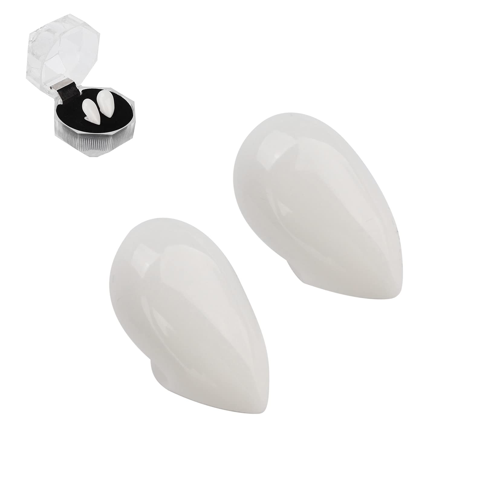 Colmillos Vampiro Cosplay Fiesta 13 mm Accesorio Disfraz para Hombre Lobo