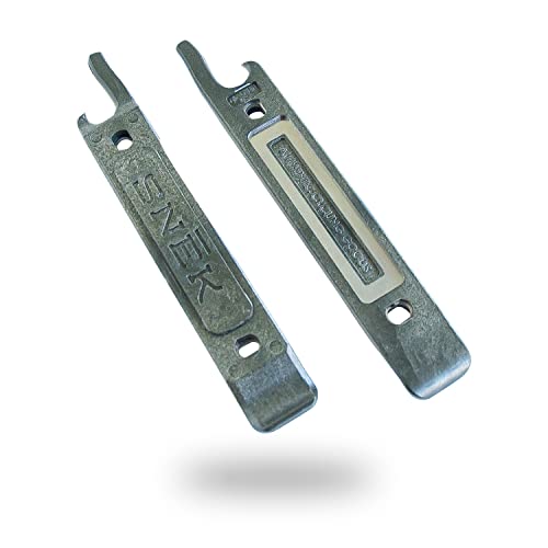 Herramienta de Reparación de Neumáticos Snēk Verde Militar con Palancas de Acero Inoxidable y Removedor de Núcleo de Válvula