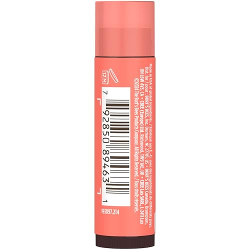 Burt's Bees 100% Natural Tinted Lip Balm, Zinnia with Shea Butter & Botanical Waxes - 1 Tube, Pack of 2