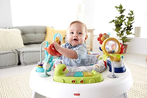 Fisher-Price 2-in-1 Sit-to-Stand Activity Center, Spin 'n Play Safari