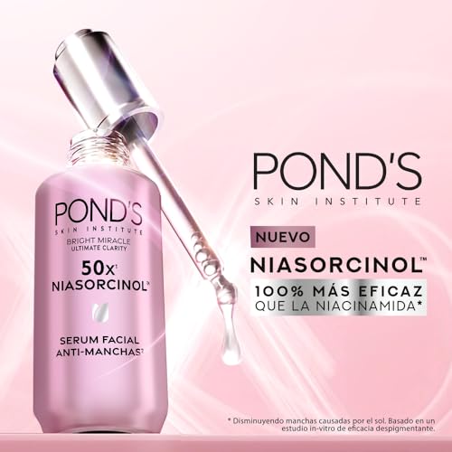 POND'S Sérum Facial 50x Bright Miracle con Niasorcinol Anti-manchas, 30gr