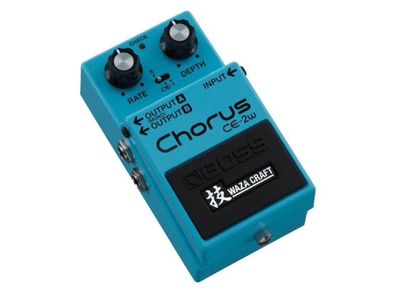 BOSS CE-2W Pedal- Diseñado Para Alto Rendimiento, Azul (CE-2W)