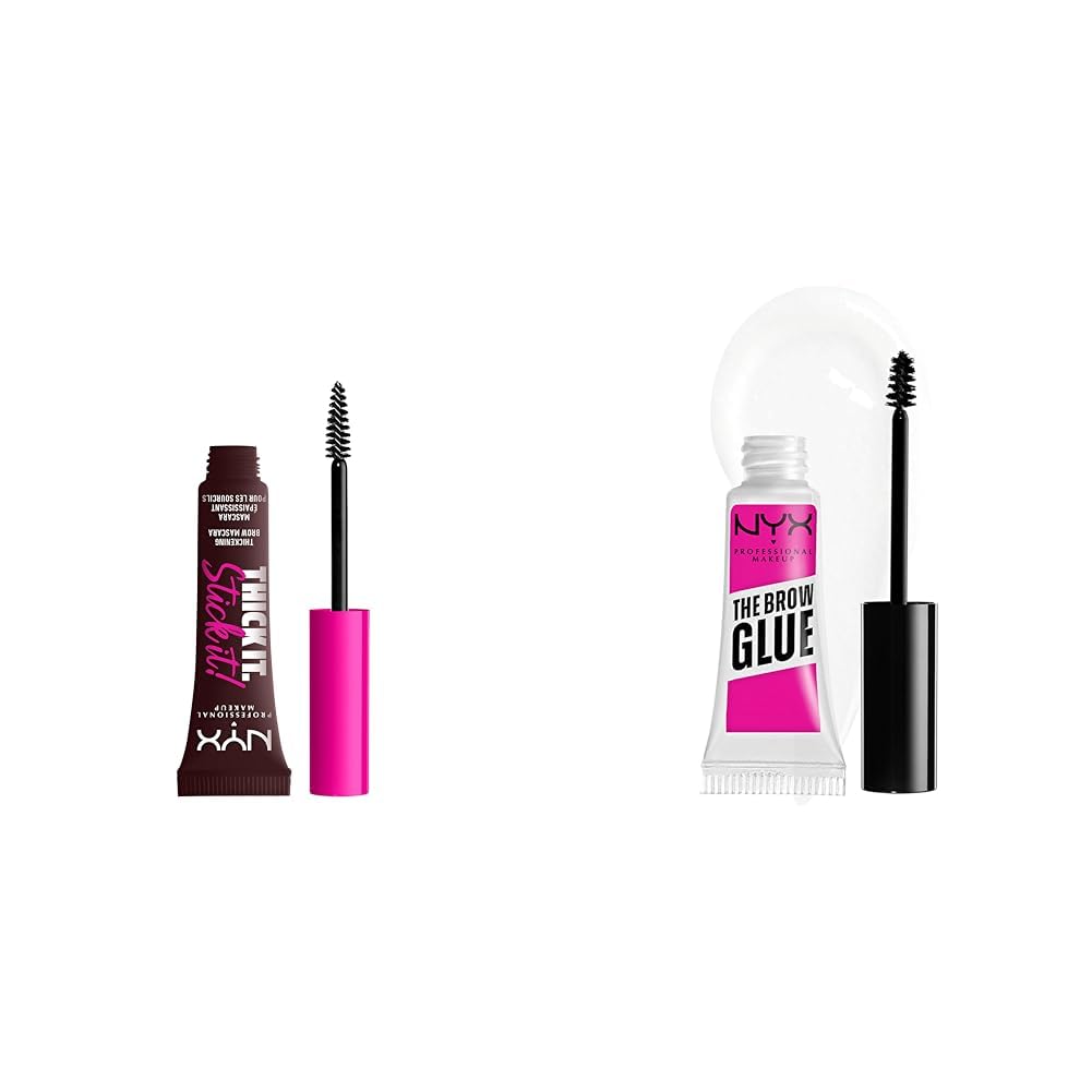 NYX PROFESSIONAL MAKEUP THICK IT STICK IT Espresso + The Brow Glue Instant Brow Styler