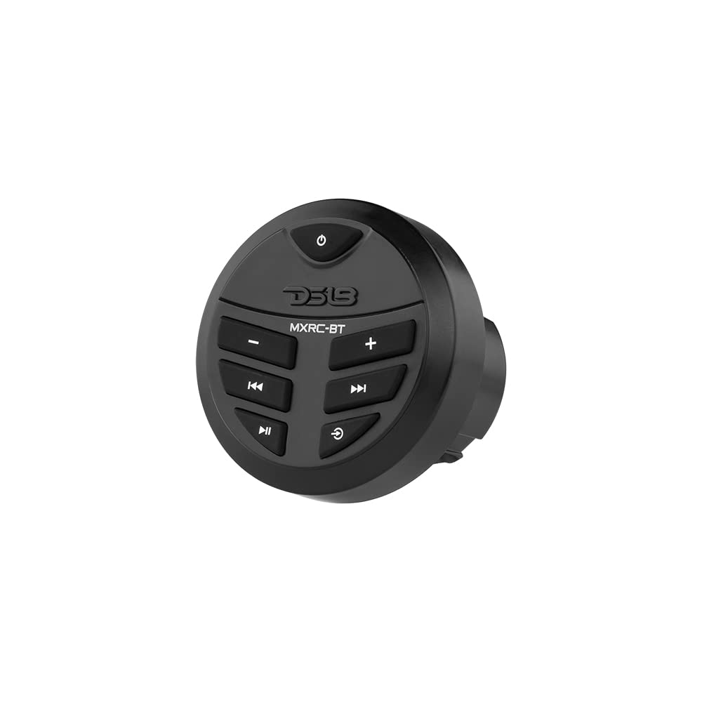DS18 MXRC-BT Receptor marino resistente al clima, receptor de audio con transmisión Bluetooth, impermeable, universal, con controlador - Bluetooth, AUX, puerto USB (funciona con Android e iPhone)