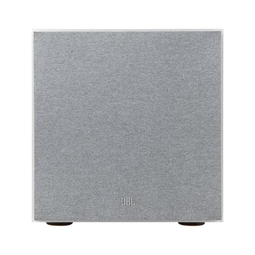 JBL Subwoofer Stage 200P Amplificador 300W, Bass-Reflex - Blanco