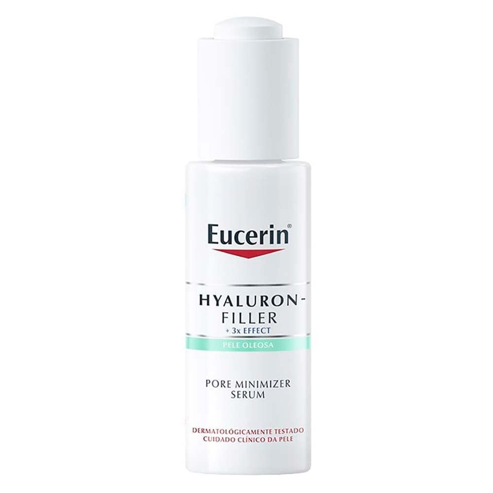 Eucerin Gel limpiador facial piel grasa imperfecciones, 400ml + hyaluron-filler pore minimizer serum 30ml