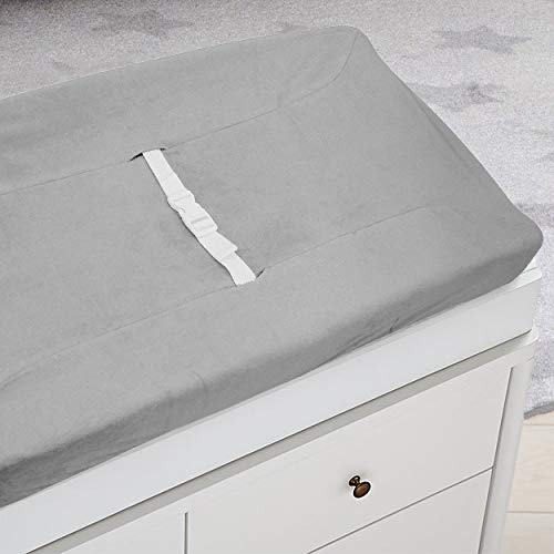 Funda para Cambiador TL Care Chenille Gris Heavenly Soft