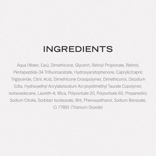 Suero complejo de retinol al 0,3% con péptidos, diseñado para pieles sensibles, ayuda a mejorar visiblemente las líneas y arrugas con menos irritación que el retinol tradicional, no