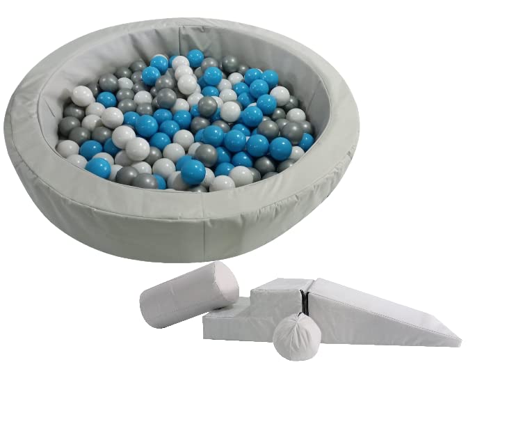 DIDJIG Alberca de Pelotas con Kit Gatea y Camina Estimulacion Temprana Perla