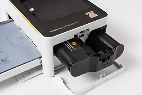 KODAK Dock Plus & Dock PHC-120 - Cartucho de repuesto y hojas de fotos - Paquete de 120, color negro
