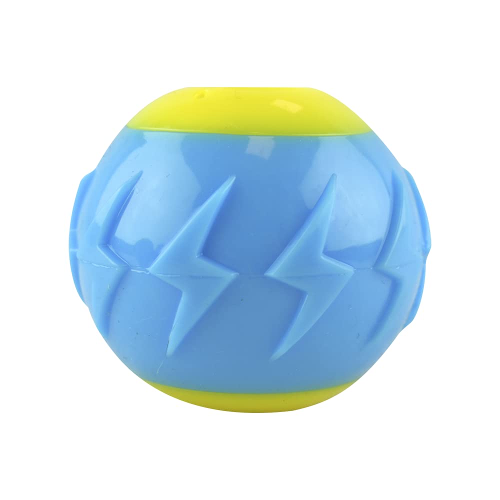 Fancy Pets Pelota Fetch Flash Color Azul con Sonido para Perro