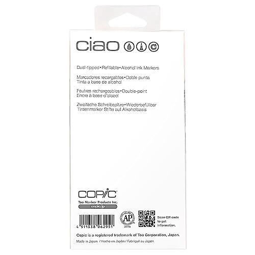 Copic I6-Skin - Marcadores Ciao, piel, retrato, paquete de 6