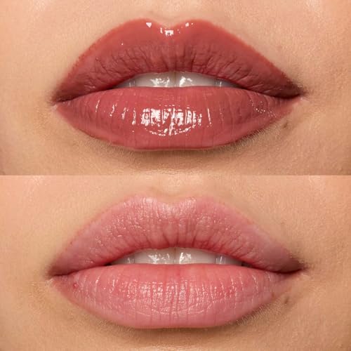 NYX Professional Makeup, LIP IV Gloss Serum Hidratante, Tono: Hydra Honey. Tinta de Labios hidratante con alto pigmento infusionado con agua de coco y magnesio. Fórmula vegana.