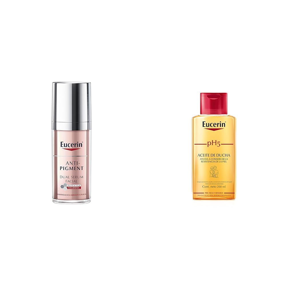 Eucerin Serum facial anti manchas Anti Pigment,30ml + Ph5 Aceite de Ducha para Piel Sensible o Seca, 200 ml