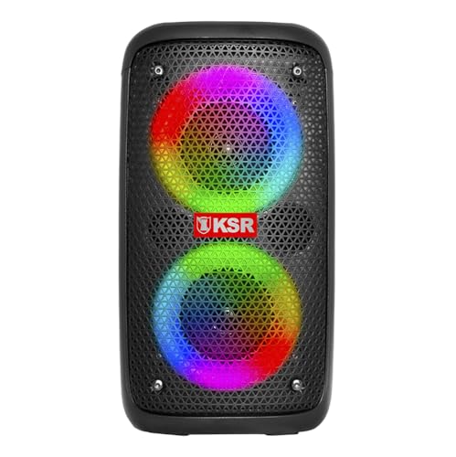 Kaiser Bocina Recargable Circle Light 2X3 Pulgadas Bafle 10W RMS KSW-5003