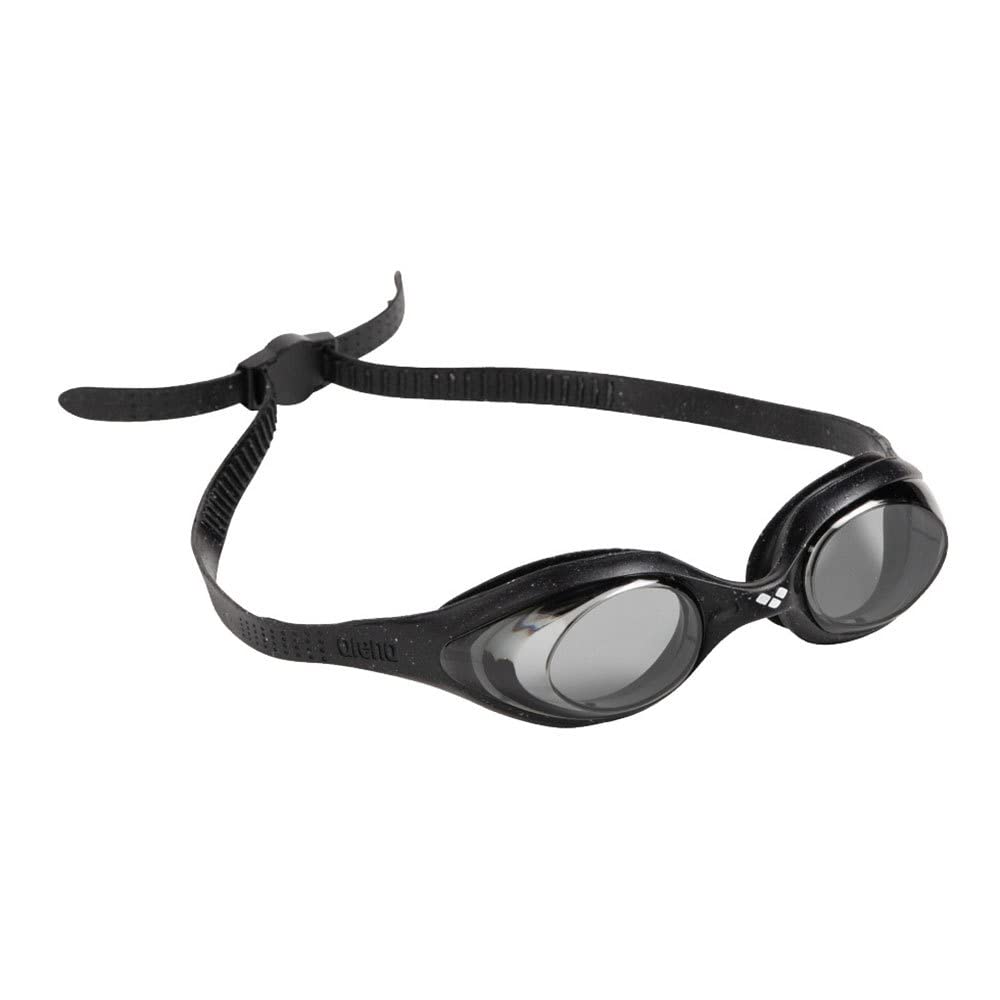 ARENA - anteojos de natación unisex para adultos, para principiantes, hombres y mujeres, antivaho, sin fugas, para fitness, natación, lentes sin espejo, humo/negro