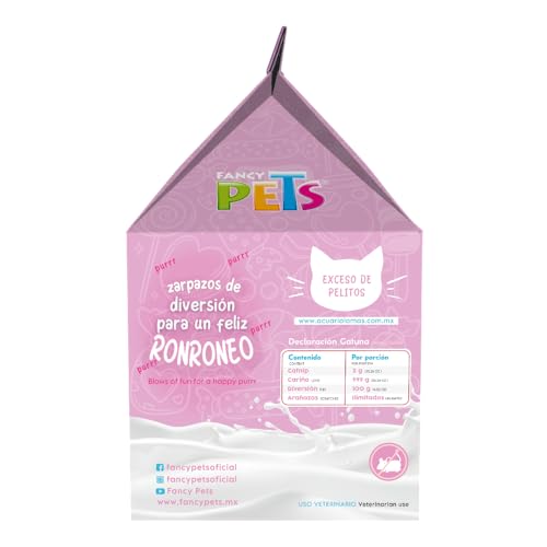 Fancy Pets Casa de Cartón con Rascador para Gatos Milky Cat Algodón de Azúcar