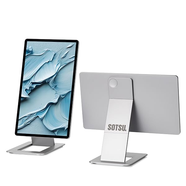 Monitor Portátil SOTSU Cromado FlipAction Touch 14 Pulgadas Pantalla Táctil Compatible con PC y Android