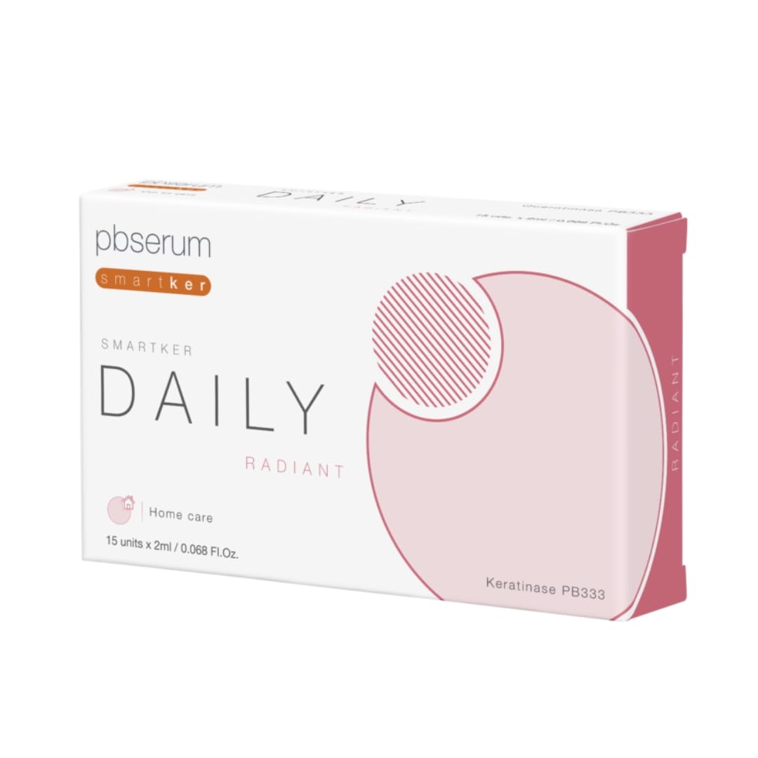 PBSerum Smartker Daily Radiant 15 unidades de 2ml c/u - Iluminador de Piel - Ayuda a Tener un Aspecto más Unificado