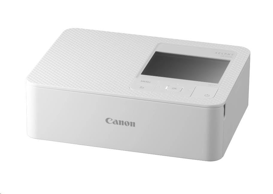 Canon Impresora fotográfica portátil SELPHY CP1500 con kit de papel, blanco - Impresora inalámbrica Bluetooth con accesorios - Compacta y ligera - Con 54 hojas de papel 4x6