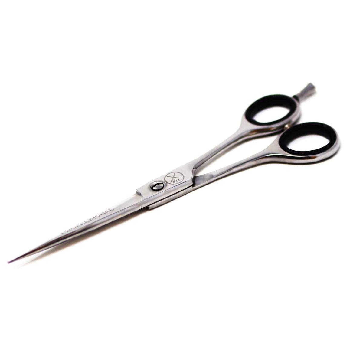 XPERSIS PRO - Tijeras de peluquero afiladas de 16,5 cm, de acero ligero fabricado en Alemania con soporte para dedos